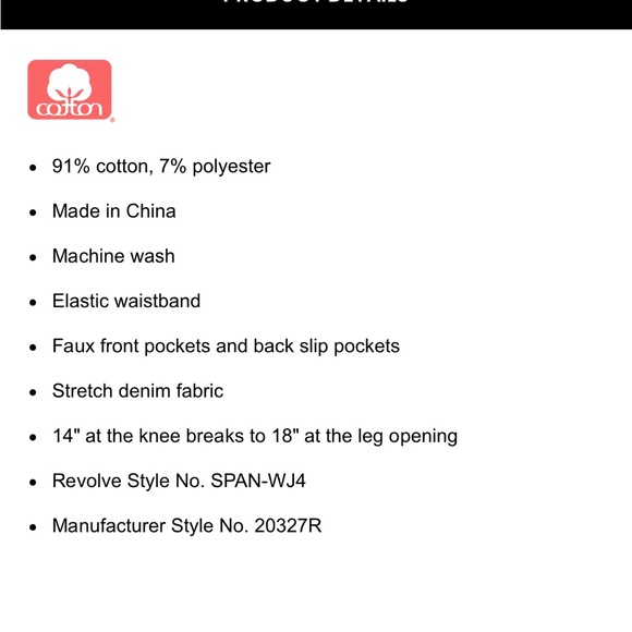 Spanx flare jeans size S - Picture 4 of 6